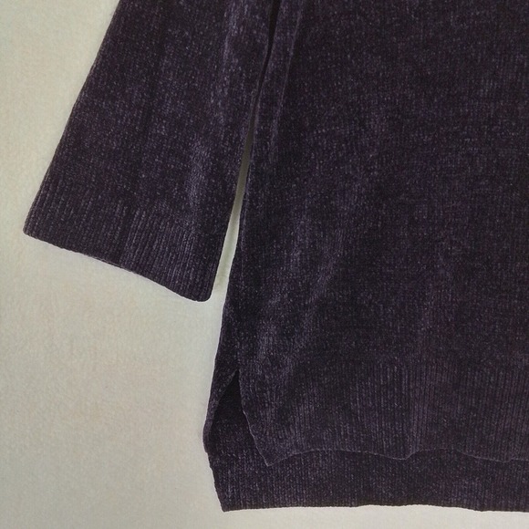 Ann Taylor Casual Chenille Sweater Size XS in‎ Purple - Picture 6 of 10
